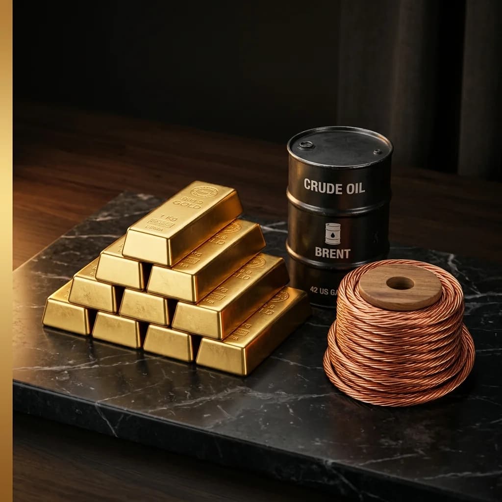 Gold Holds $4,165 as Central Banks Accumulate, Oil Steady Near $90